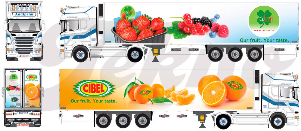 Scania R TL Streamline Kühlkoffer-Sattelzug "Andiprim"