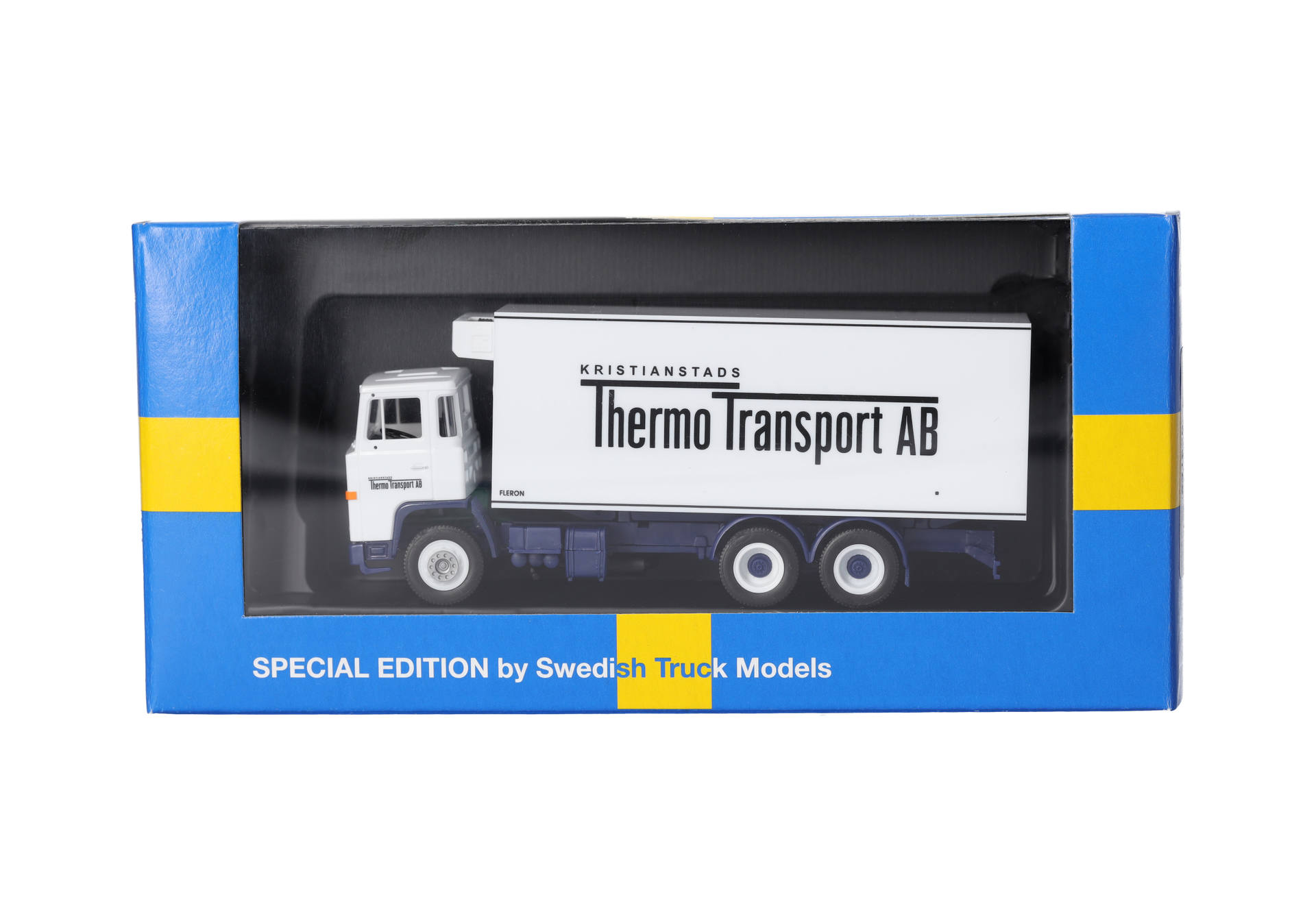 Scania 141 refrigerated box truck 3axles "Kristianstads Thermo Transport AB"