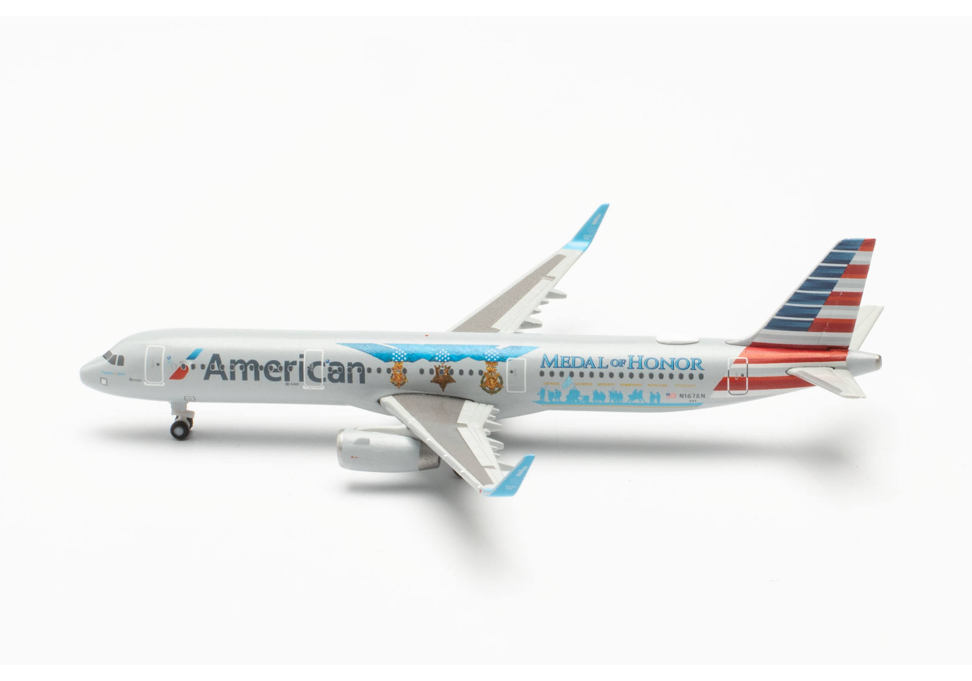 American Airlines Airbus A321 – Medal of Honor – N167AN "Flagship Valor"