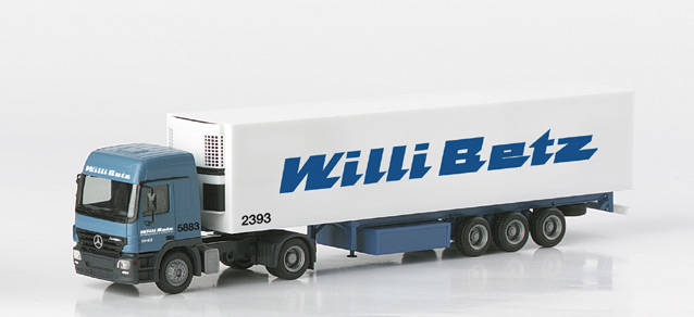Mercedes-Benz Actros L refrigerated box semitrailer "Willi Betz"