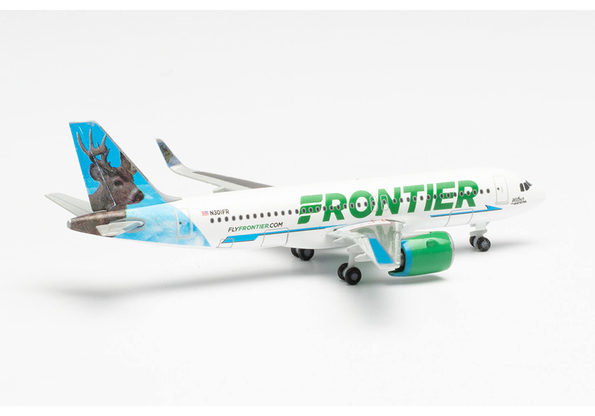 Frontier Airlines Airbus A320neo - N301FR „Wilbur the Whitetail“