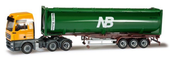 Man TGX XLX 40ft. Print silo-lonta-satellite train 3A/3A