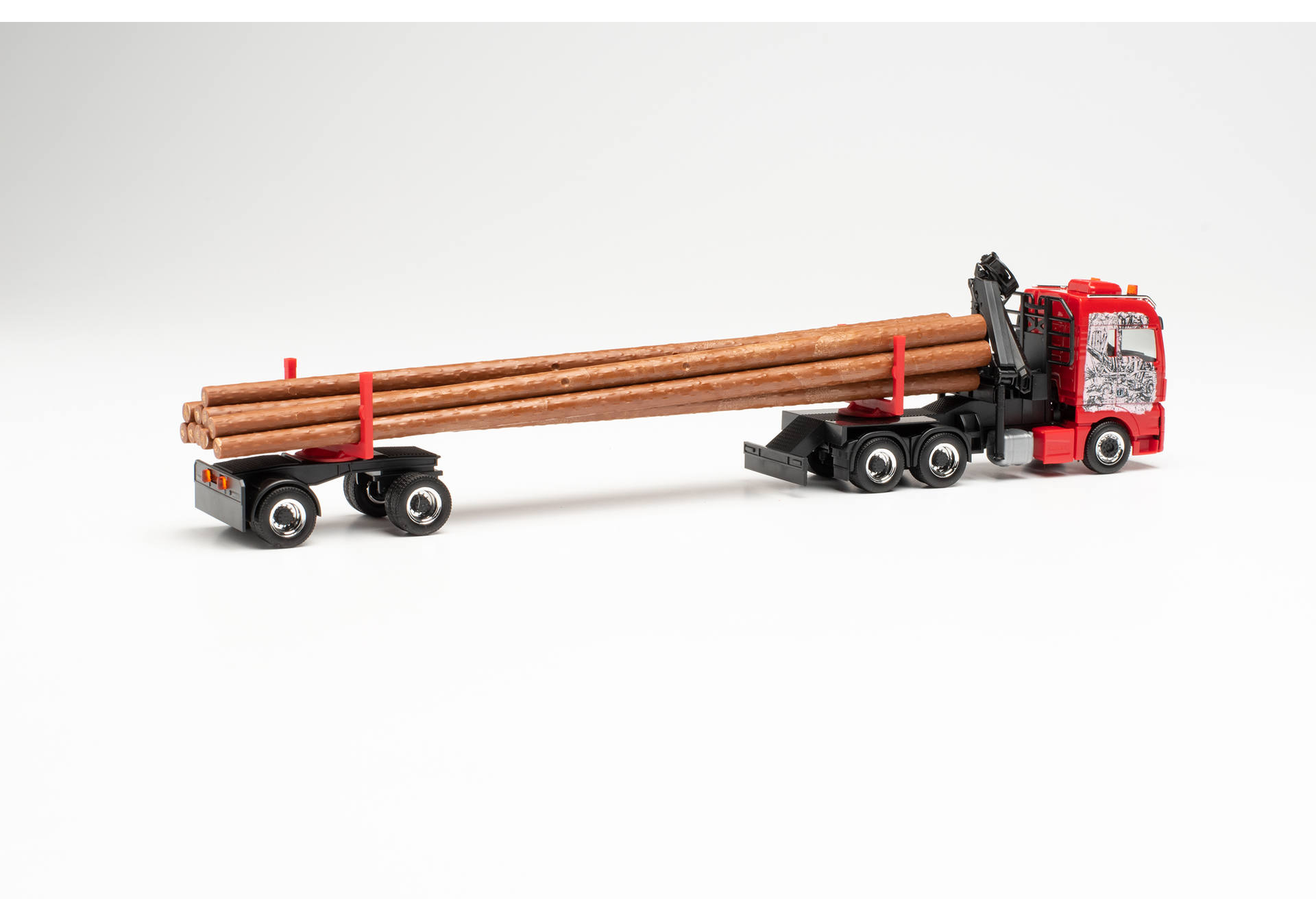 Herpa MAN TGX XLX Euro 6c log transporter 