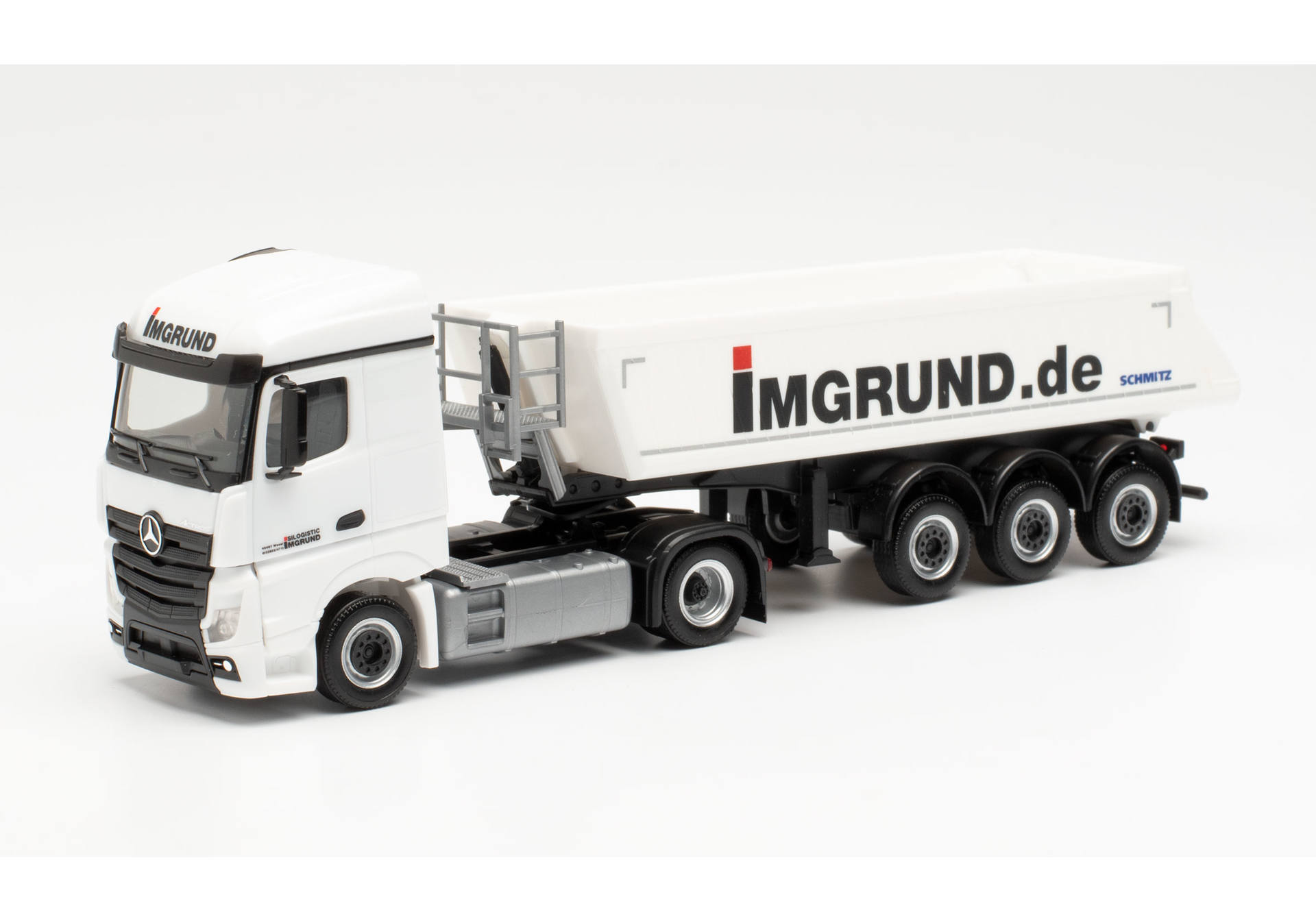 Mercedes-Benz Actros Streamspace 2.5 Schmitz tipper semitrailer „Imgrund“