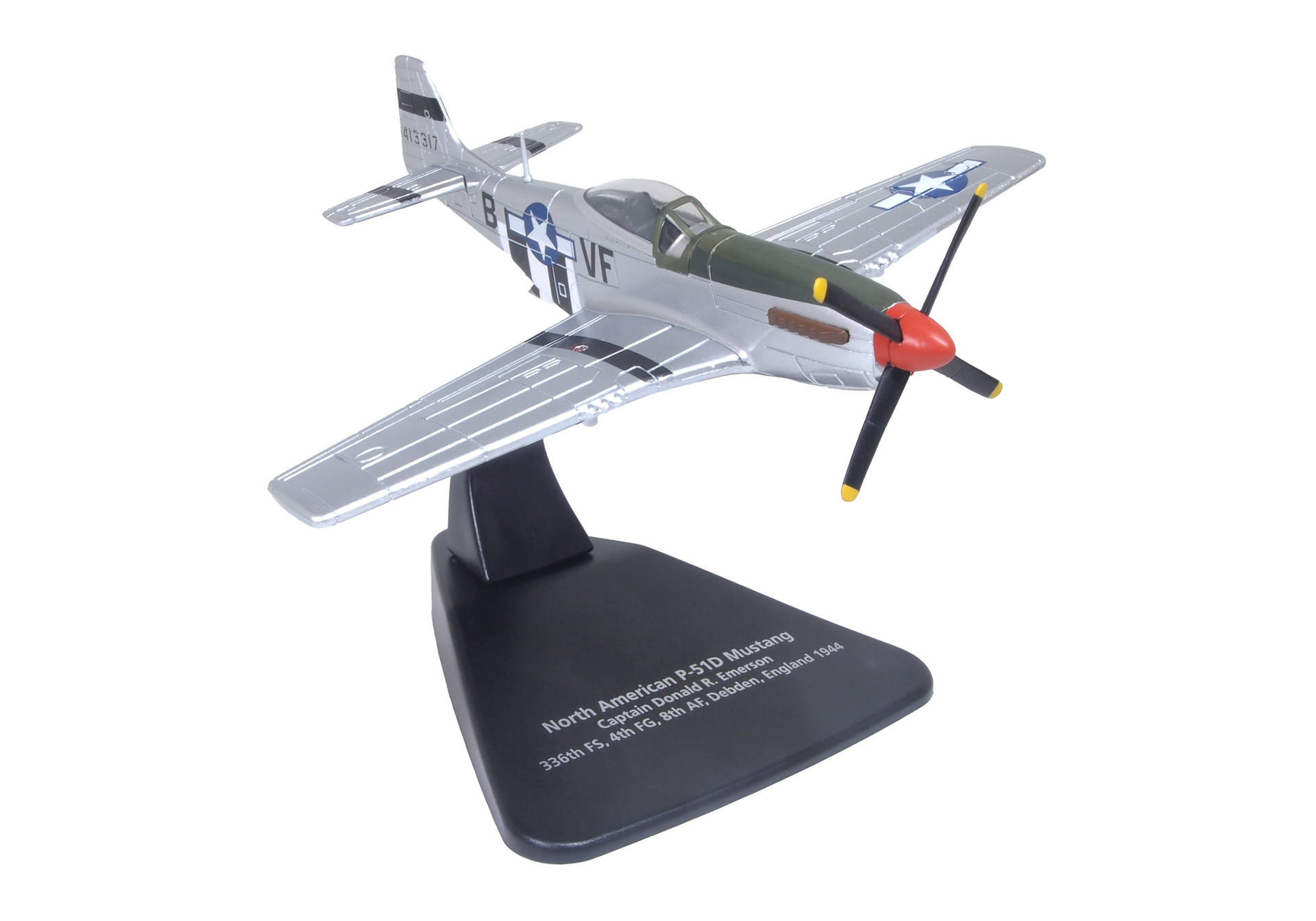 flugzeug, modell, propeller, silber, ständer, Modellflugzeug, P-51D Mustang, Propellerflugzeug, Metallspielzeug, Displayständer