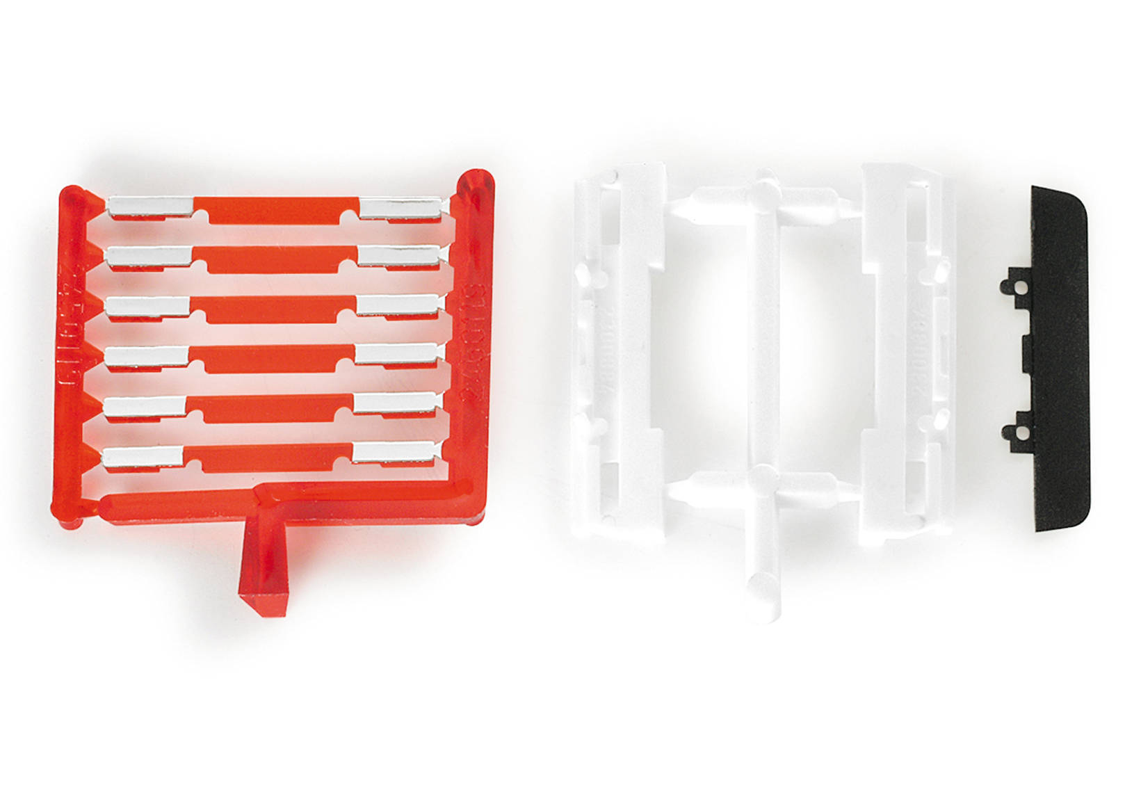 Trunk trim panel set with rear splash flap (6 pieces, undecorated)