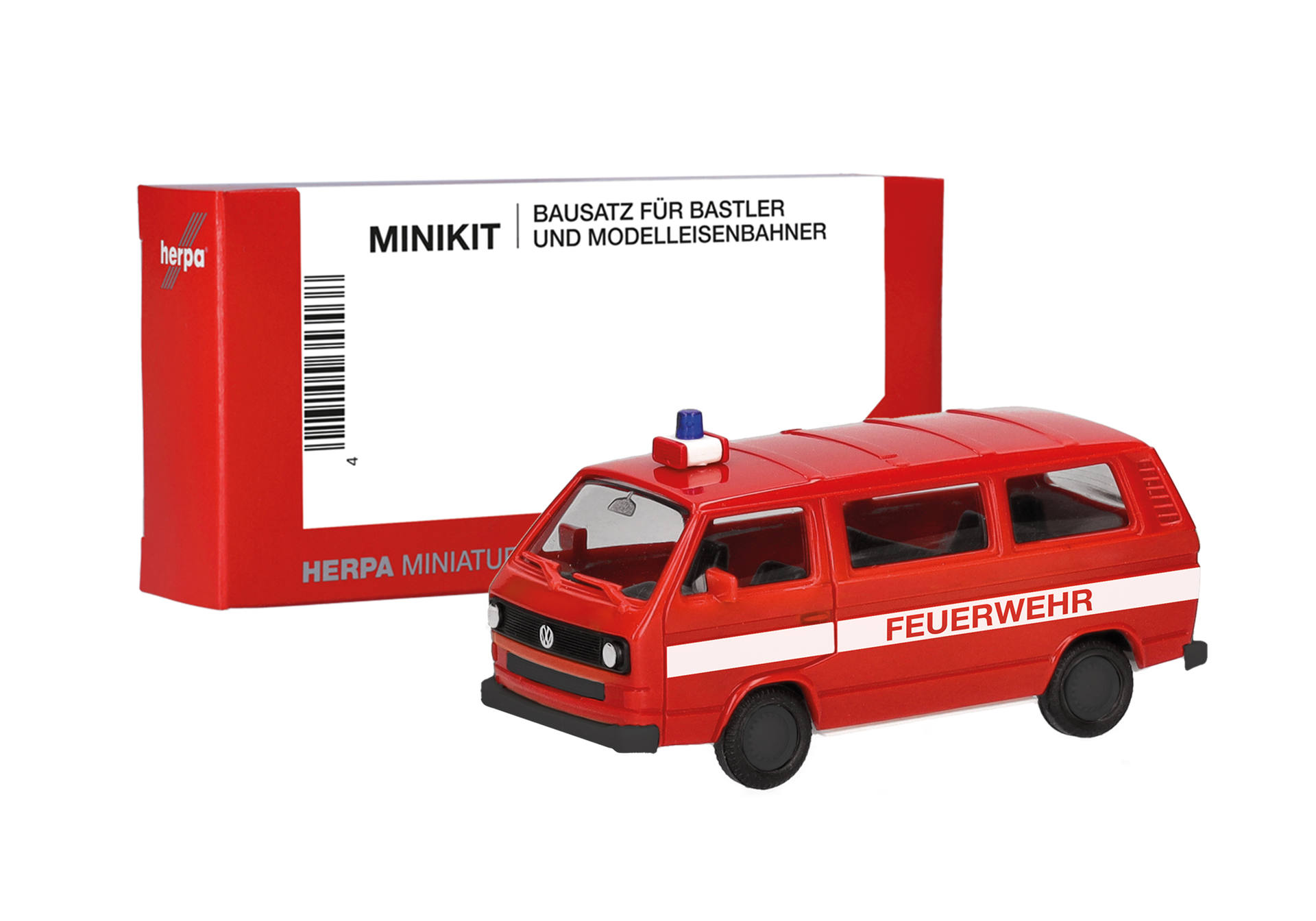 Herpa MiniKit: Volkswagen (VW) T3 Bus "Feuerwehr"