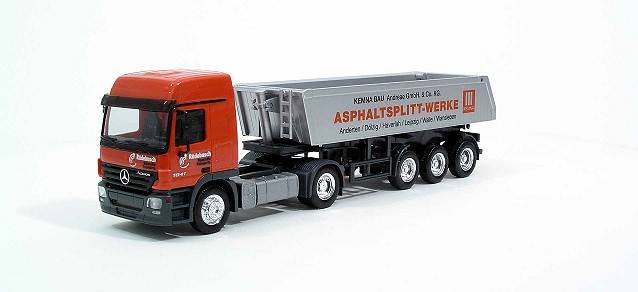 Mercedes-Benz Actros L dump semitrailer "Ruedebusch"