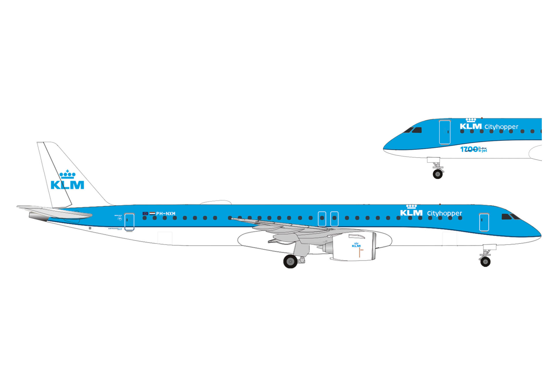 KLM Cityhopper Embraer E195-E2 – PH-NXM