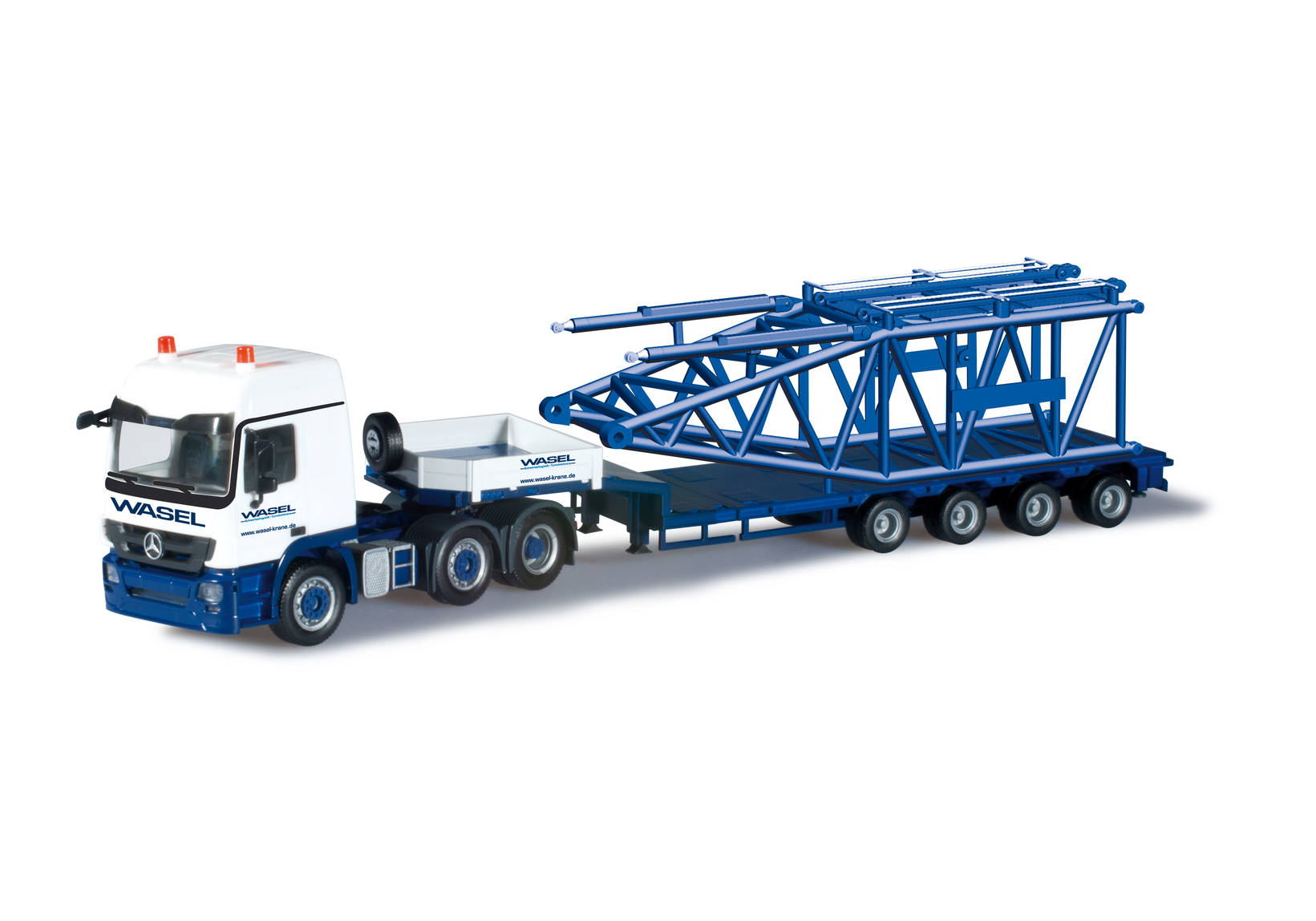 Herpa Mercedes-Benz Arocs Sattelzug Mit Liebherr Kran - Modellauto 307253