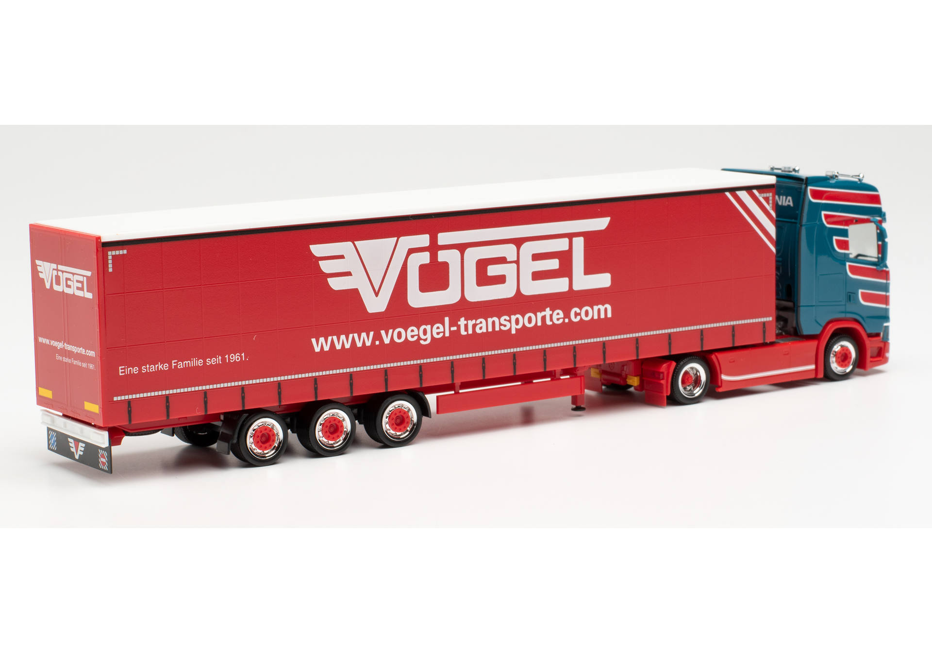 Scania CS 20 HD Lowliner-Sattelzug "Vögel"