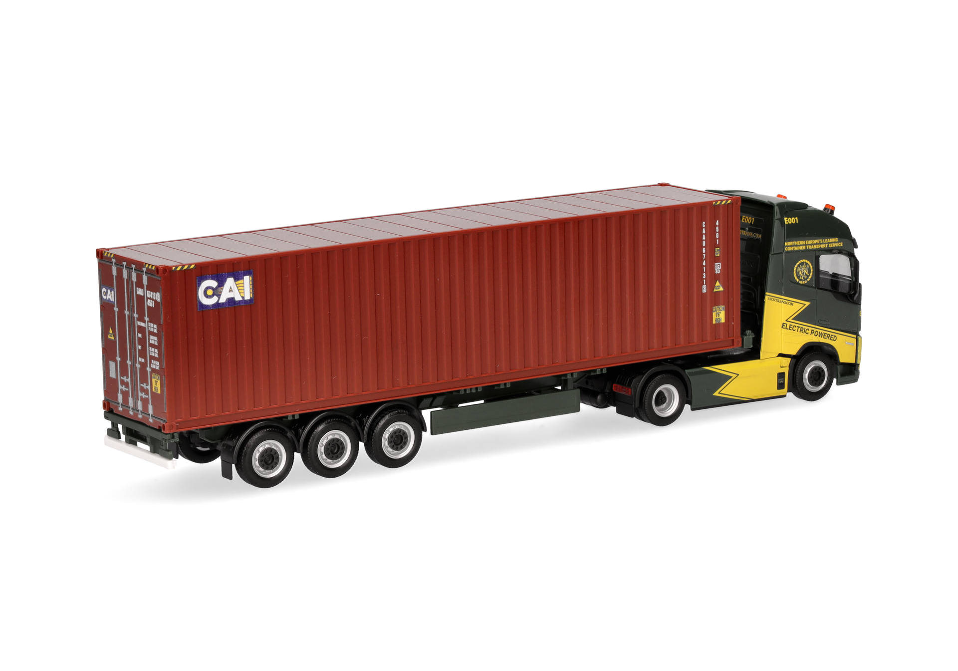 Volvo FH GL XL Electric 40ft Container-Sattelzug "Ancotrans/CAI"