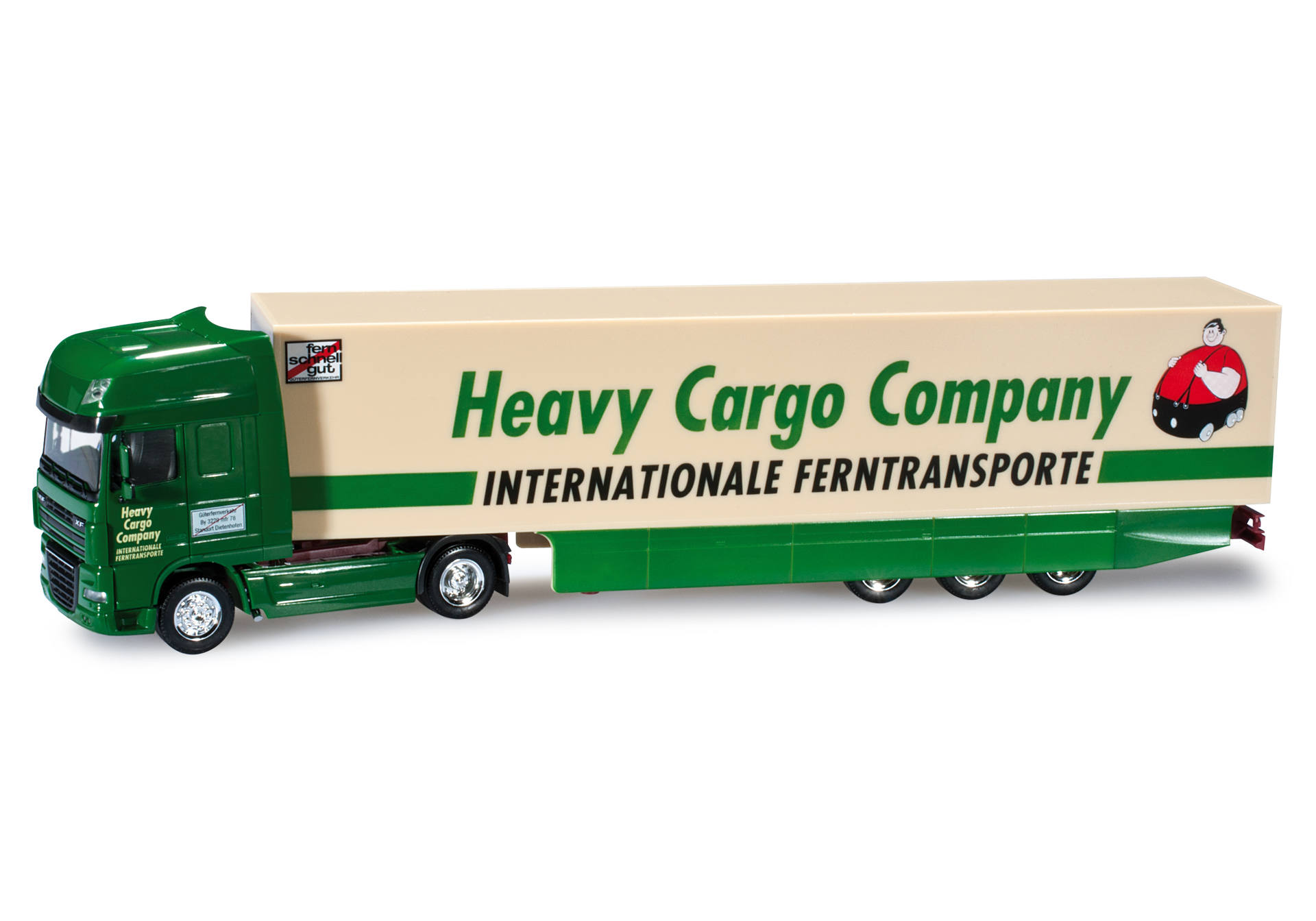 DAF XF 105 SSC suitcase saddle train