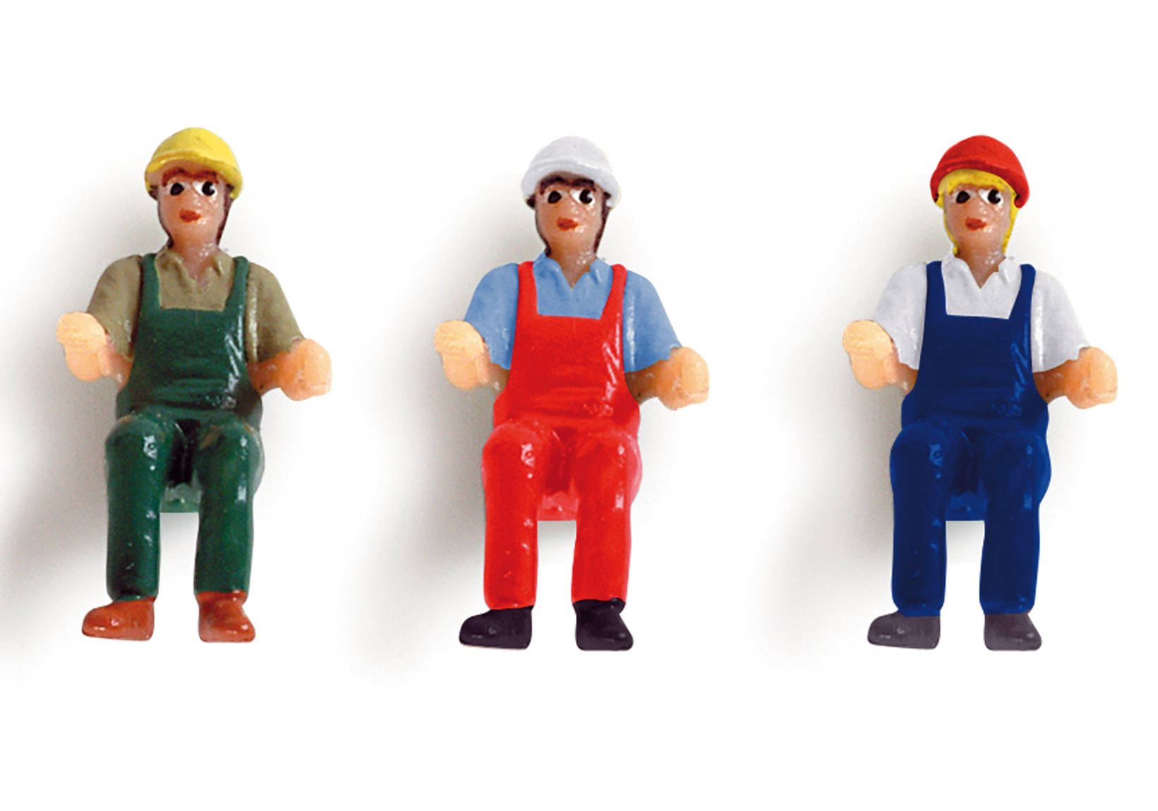 Fahrerfiguren für Baumaschinen (6 Fahrer enthalten)