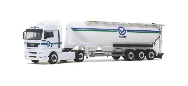 MAN TGA XLX silo semitrailer "Wagner"