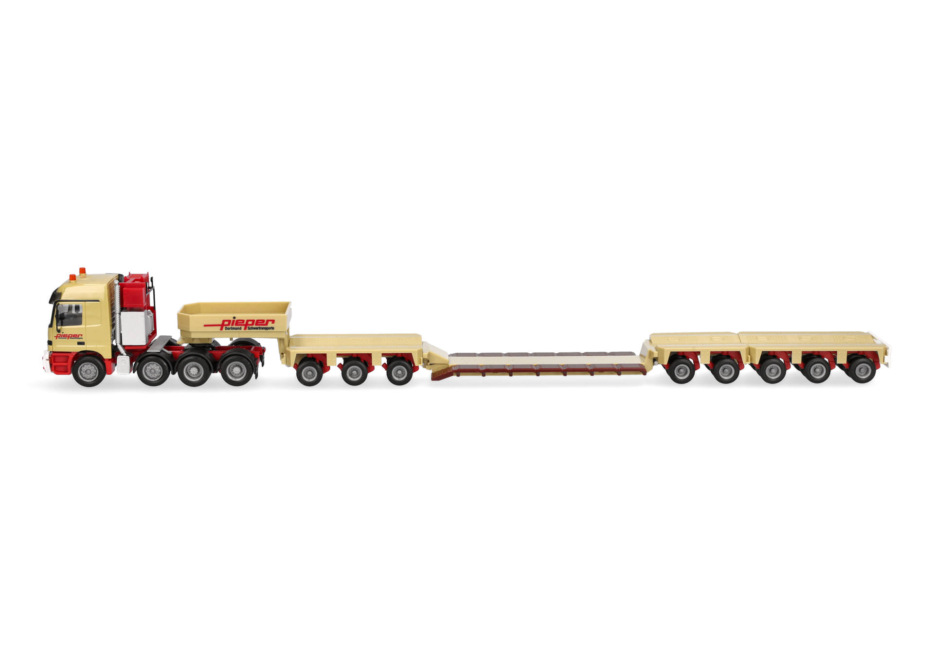 Mercedes-Benz Actros / Titan deep charging saddle train