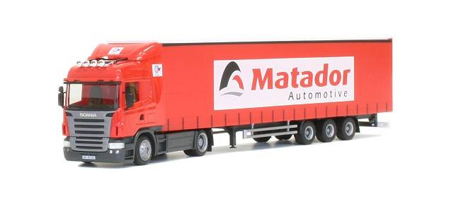 Scania R jumbo curtain canvas semitrailer "Matador"