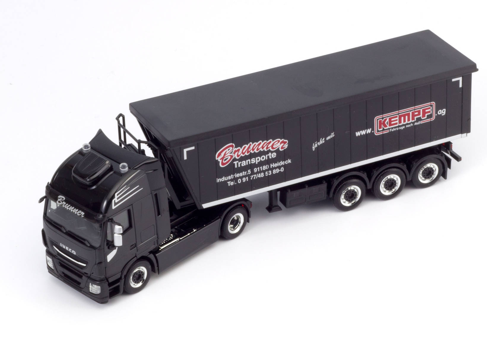 Iveco Stralis Stöffelliner-Sattelzug "PB Transporte Brunner"(Bayern / Heideck)