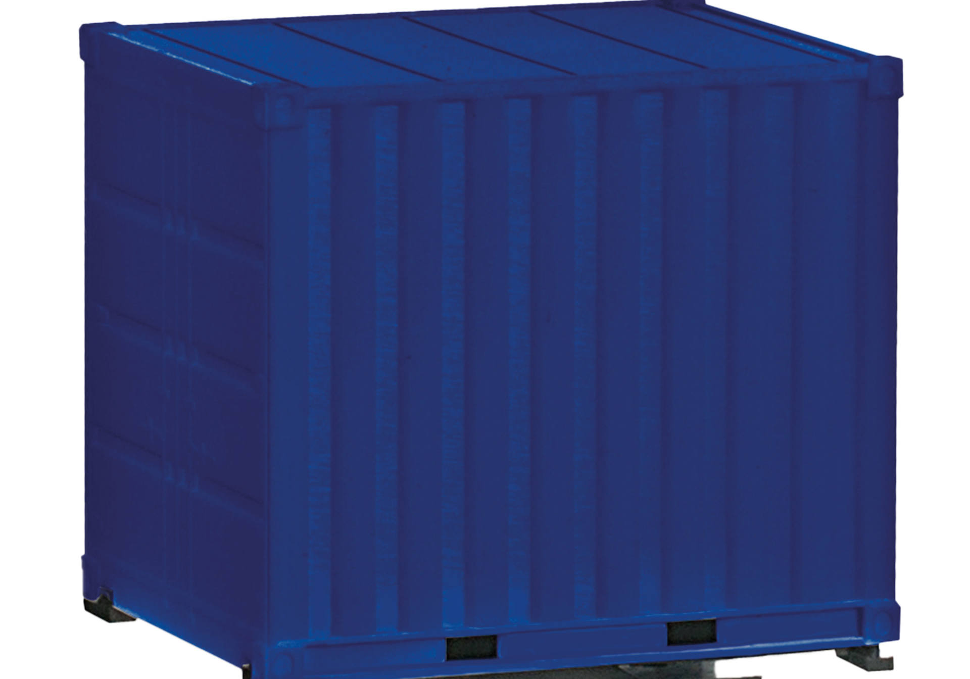 Zubehör 10ft Container mit Platte, ultramarinblau (THW) (2 Stück)