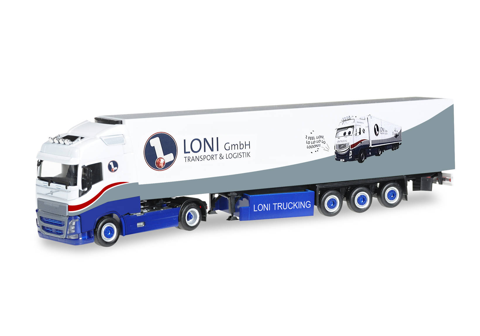 Volvo FH Gl. refrigerated semitrailer "LONI Trucks"