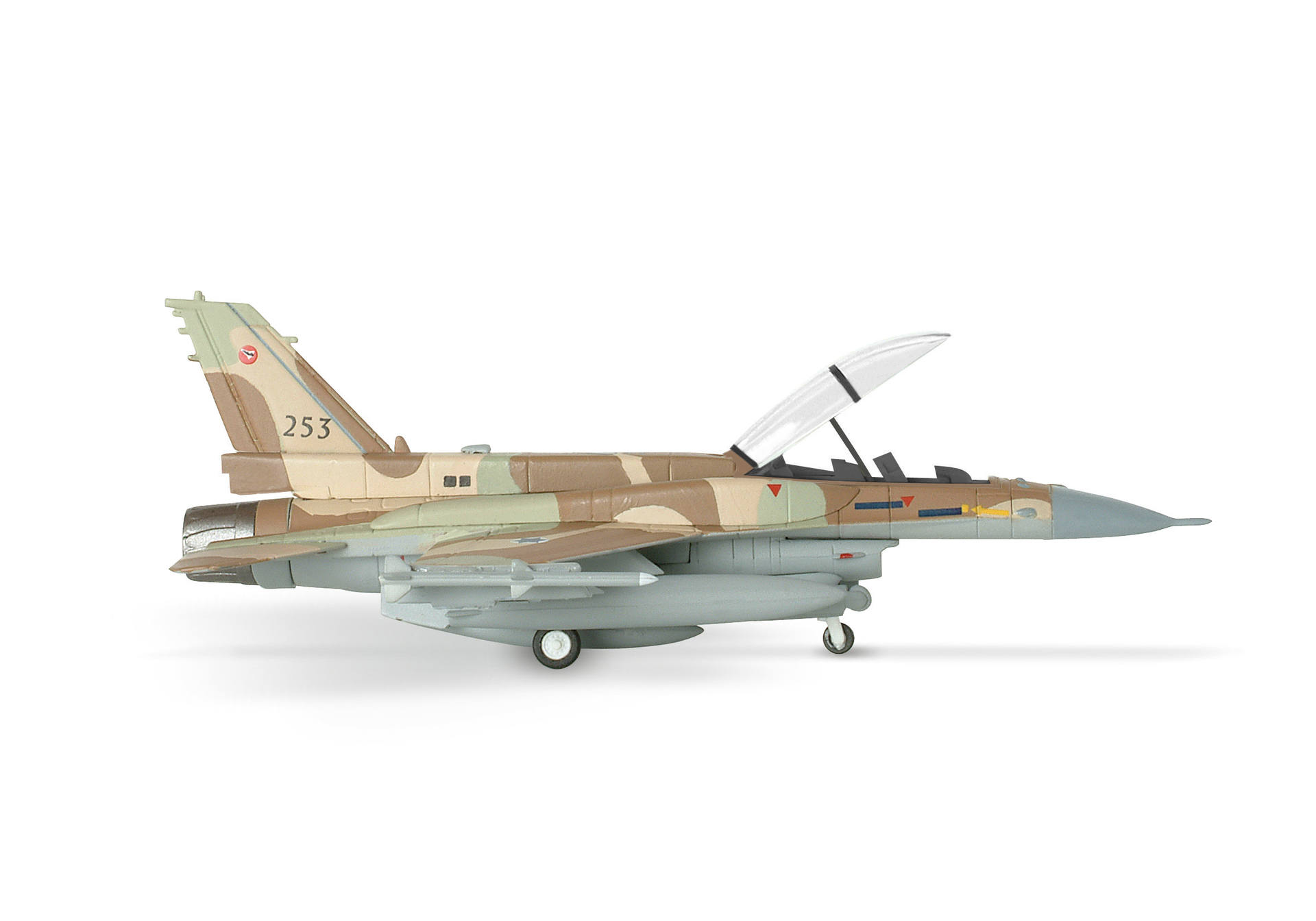 Israeli Defense Force 253 Sqd "Negev" Lockheed F-16I "Sufa" (Cockpit open)