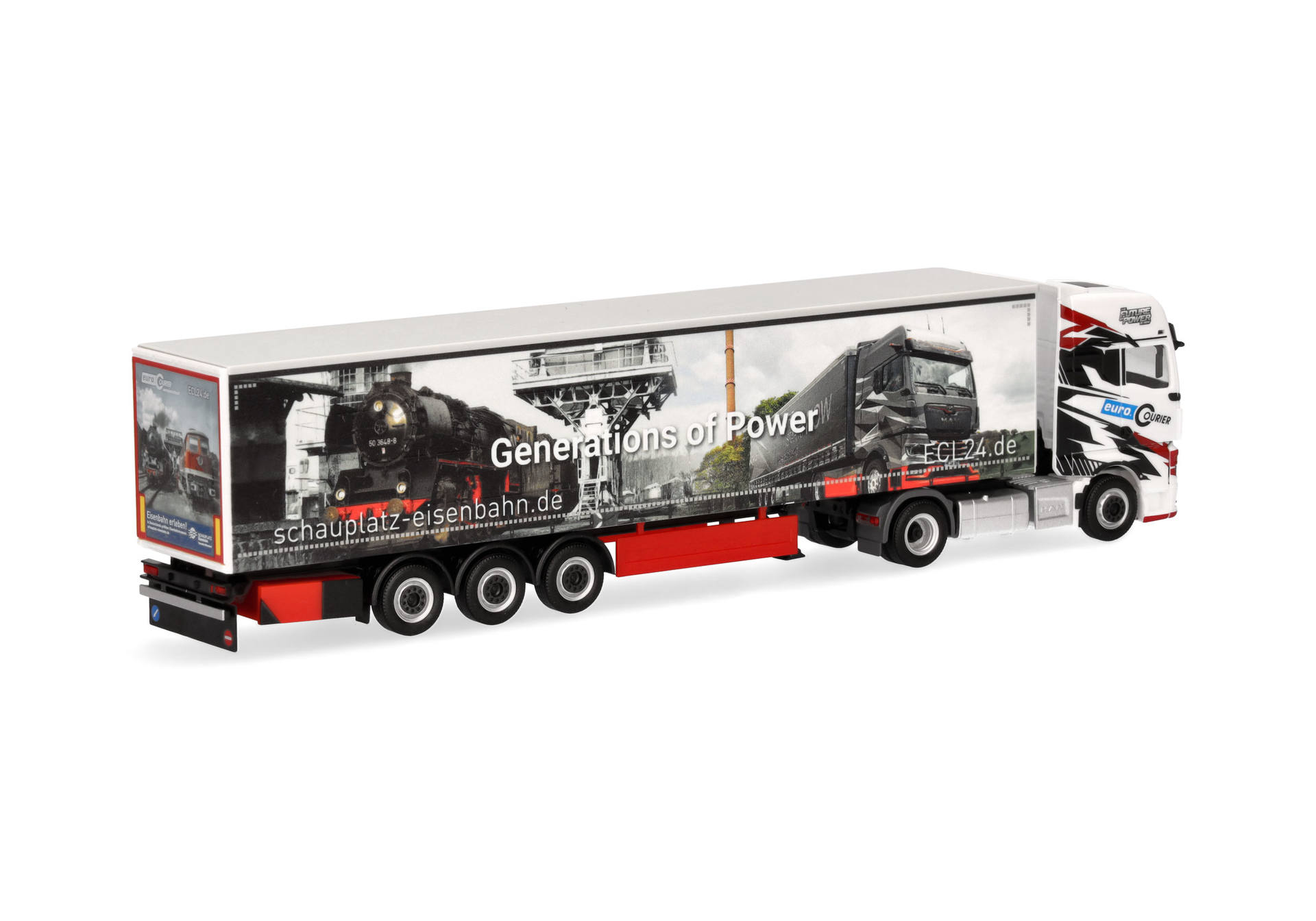 MAN TGX GX Gardinenplanen-Sattelzug "Schauplatz Eisenbahn/ECL24"