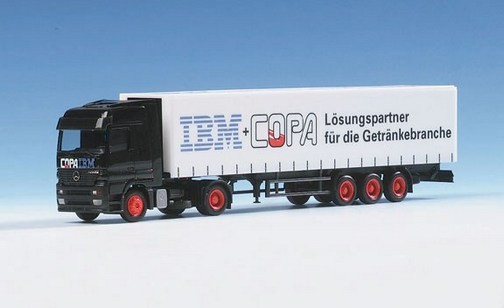 Mercedes-Benz Actros L Curtain Planoa Train "IBM/COPA"