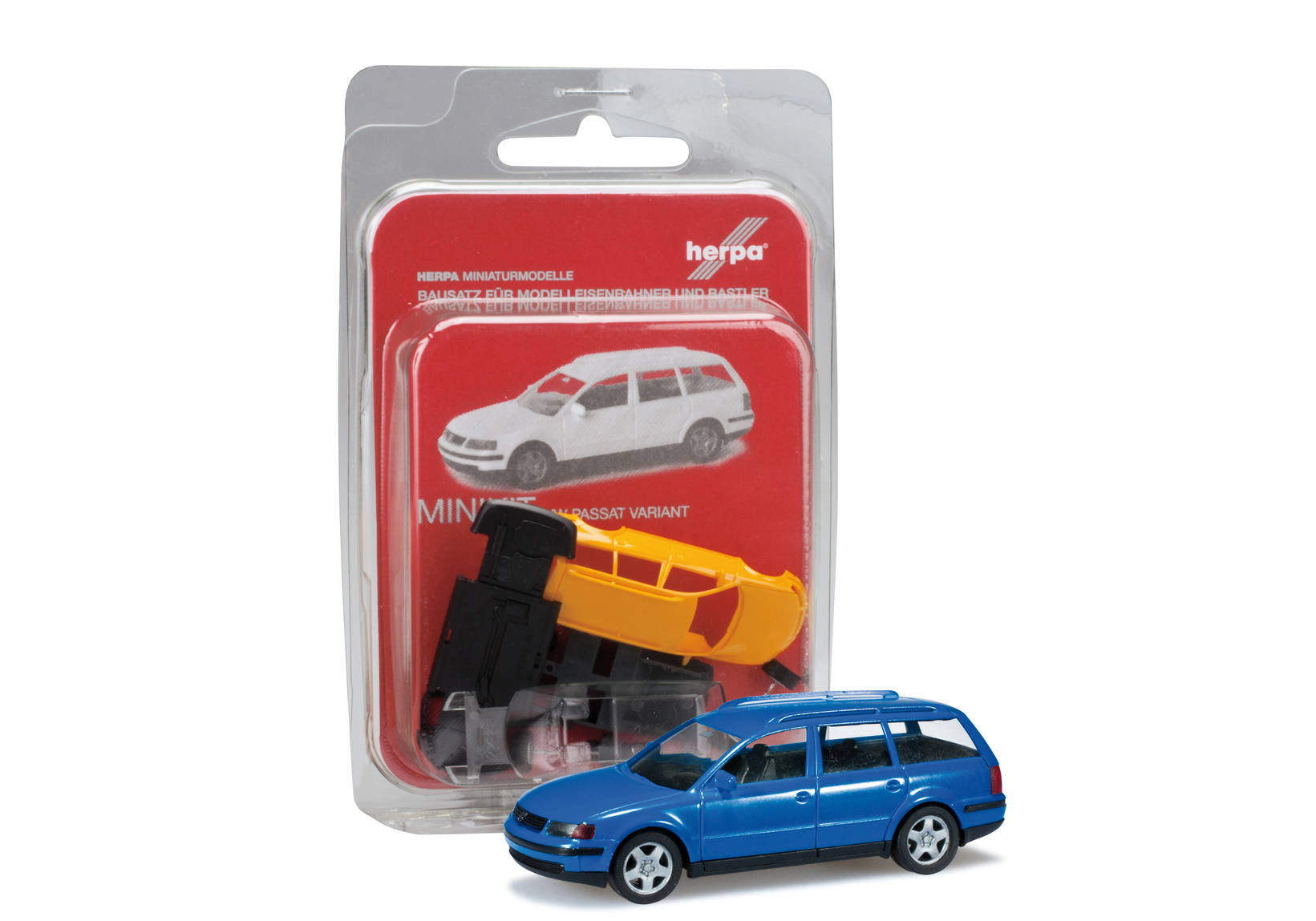 Herpa MiniKit: VW Passat Variant, signal blue
