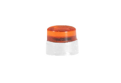 Accessories flat flashing lights for truck, orange transparent