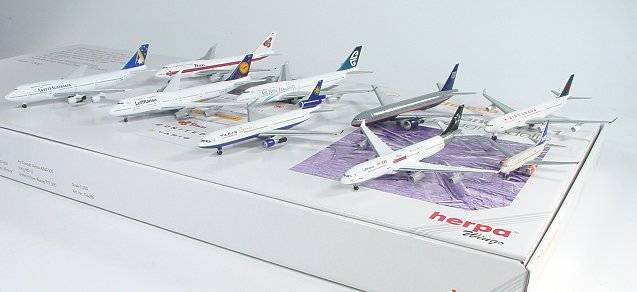 Lufthansa-Set "Star Alliance" mit neun Flugzeugmodellen