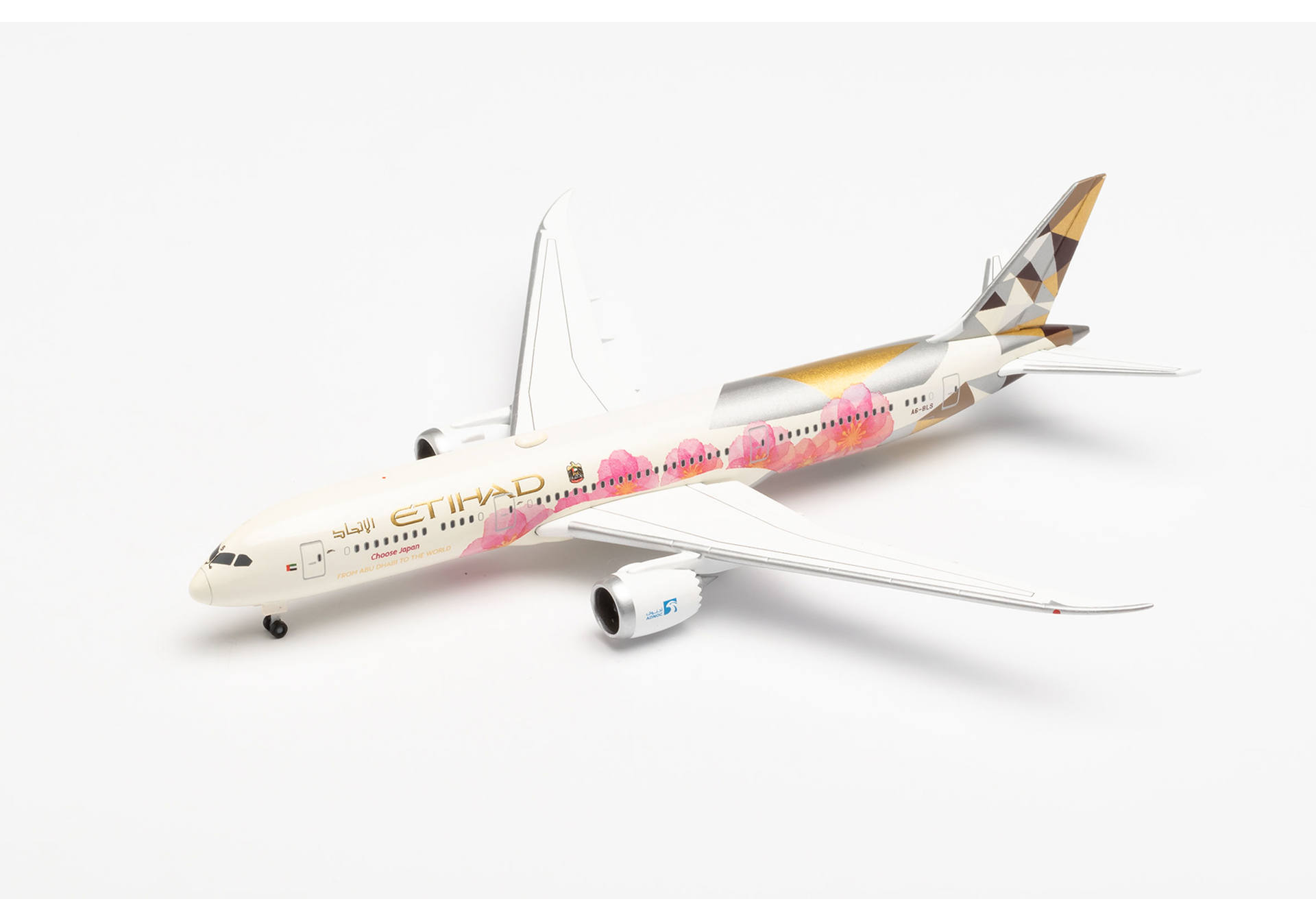 Etihad Airways Boeing 787-9 Dreamliner – A6-BLS „Choose Japan“