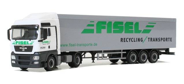 MAN TGX XLX Schubboden-Sattelzug "Fisel"