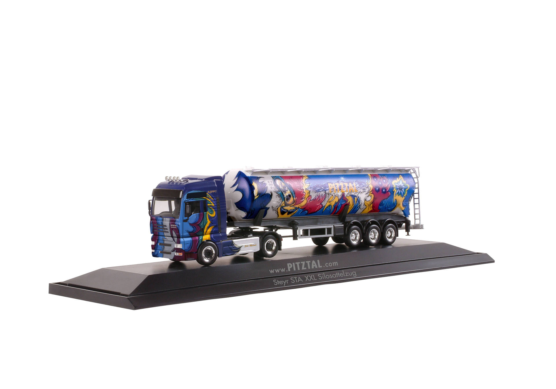 Steyr STA XXL silo semi trailer "Graffity/Melmer" (A)