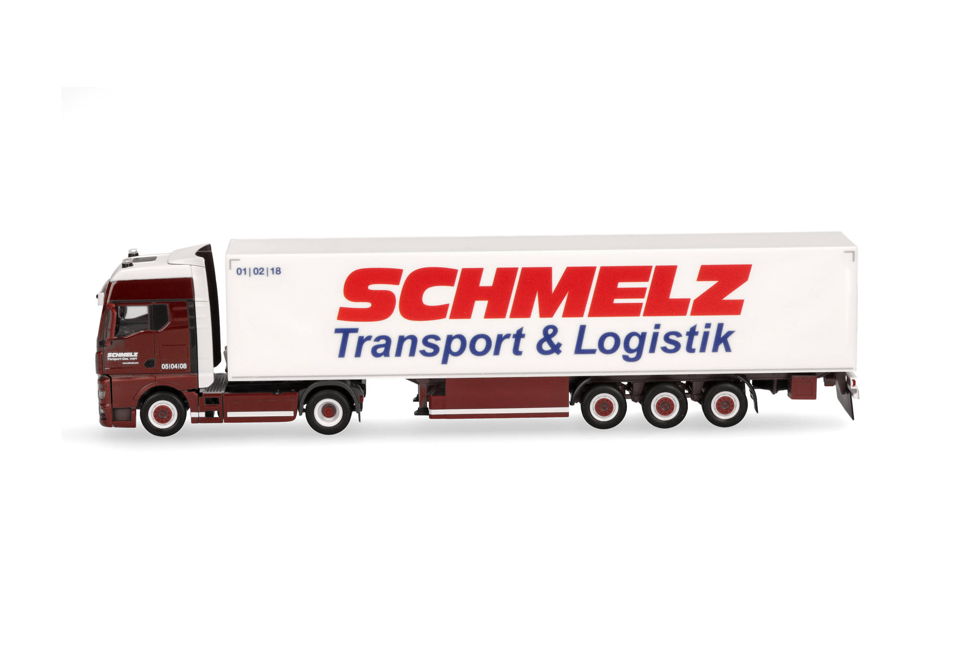 MAN TGX GX box semitrailer truck "Schmelz Kassel" (Hesse/Kassel)