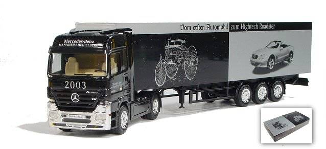 Mercedes-Benz Actros LH Euro box semitrailer "May Market Mannheim"