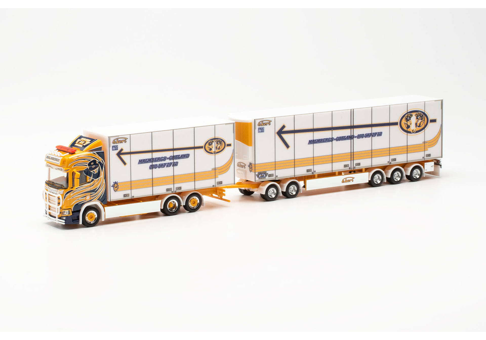 Scania CR 20 HD Schwedencombi / svedish box truck „Malmbergs Akeri“ (Schweden/Visby)