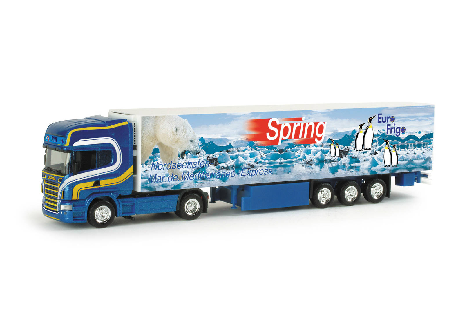 Scania R TL box semitrailer "Spring" (CH)