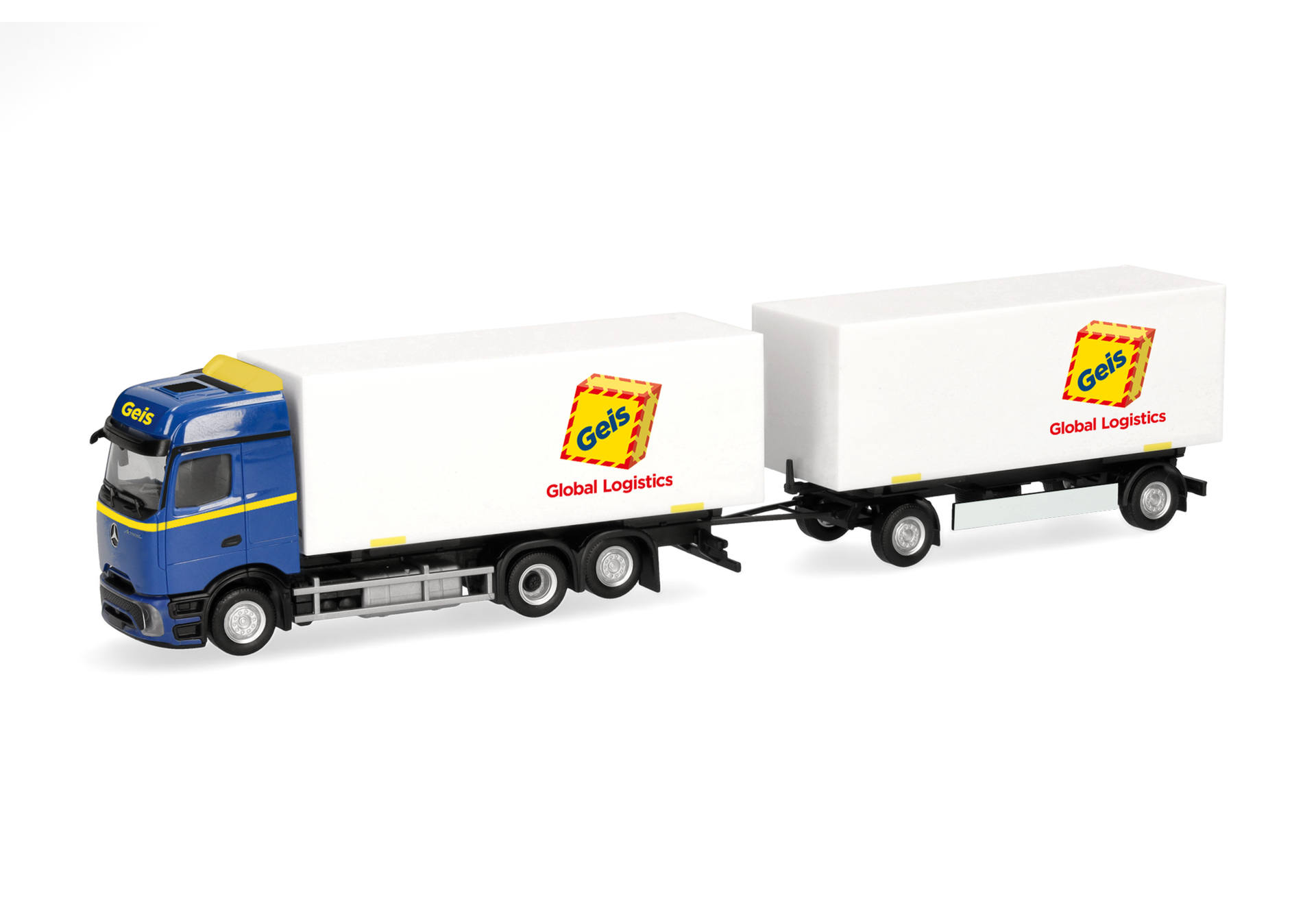 Mercedes-Benz Actros L ProCabin Bigspace interchangeable box trailer "Geis"