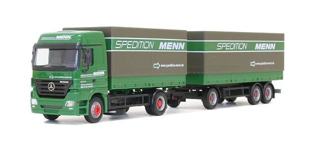 Mercedes-Benz Actros LH canvas trailer "Menn"