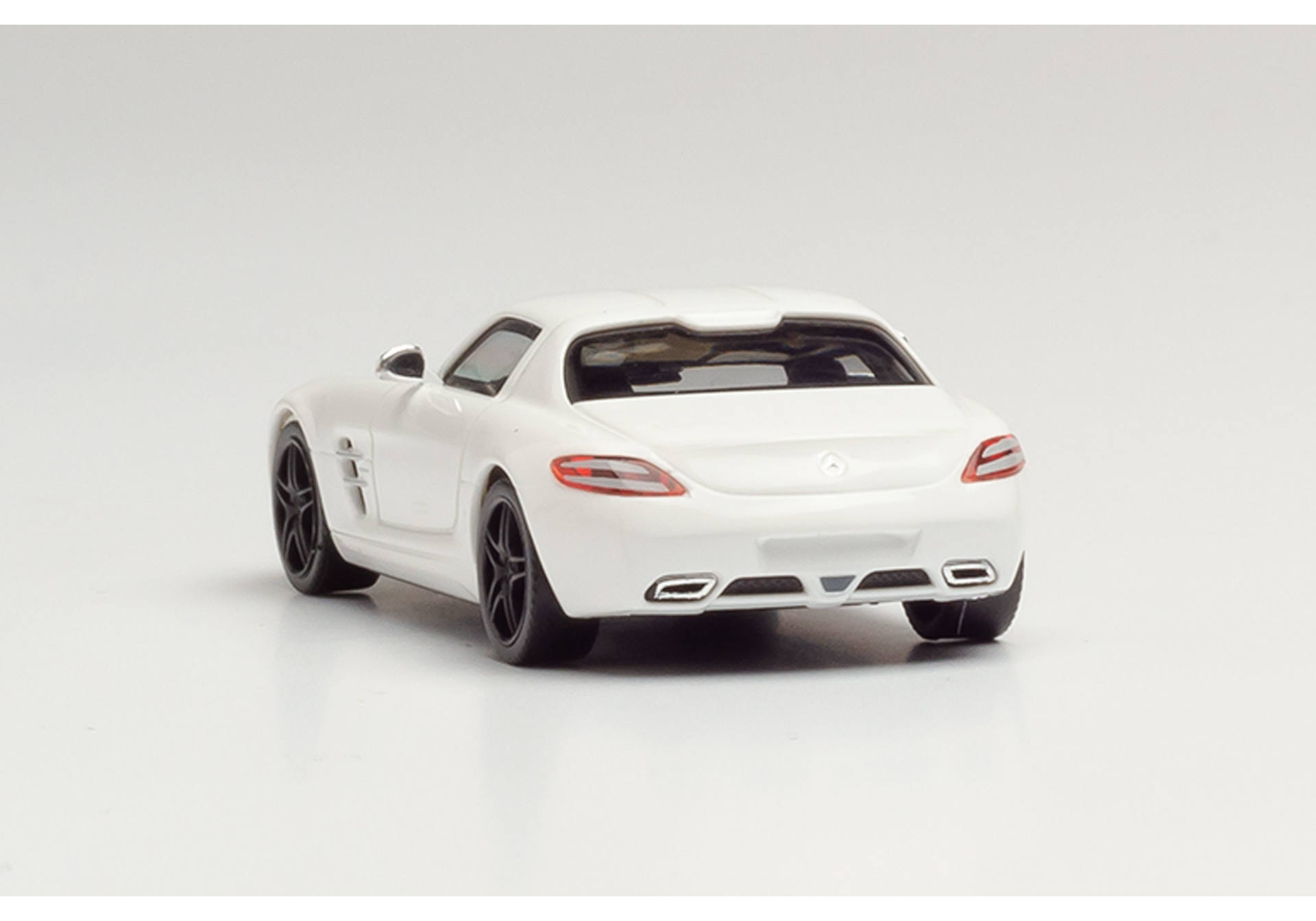 Mercedes-Benz SLS AMG, white with black rims