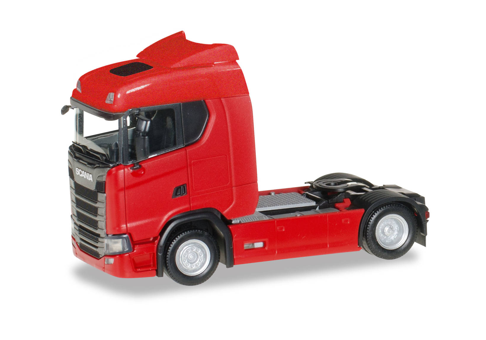 Scania CS 20 low roof tractor, red