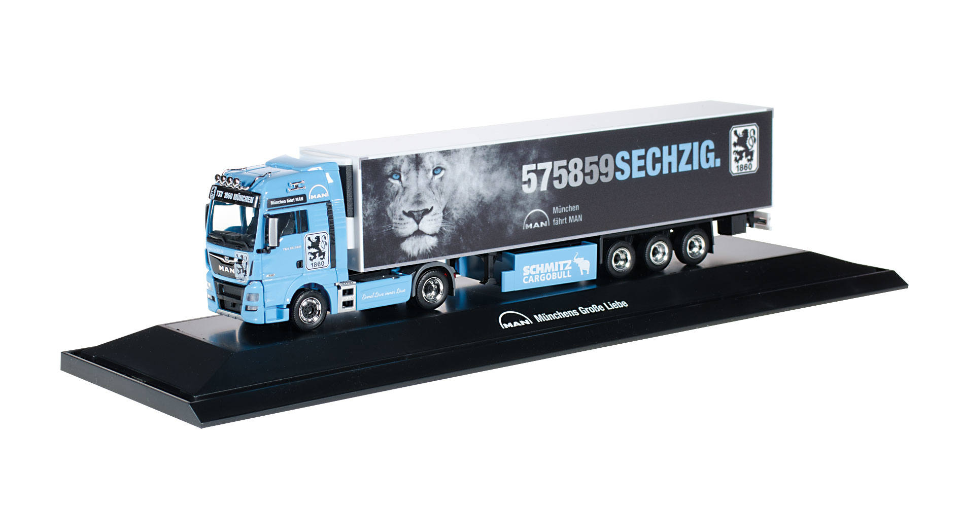 MAN TGX XXL Euro6 refrigerated semitrailer "1860 München", PC