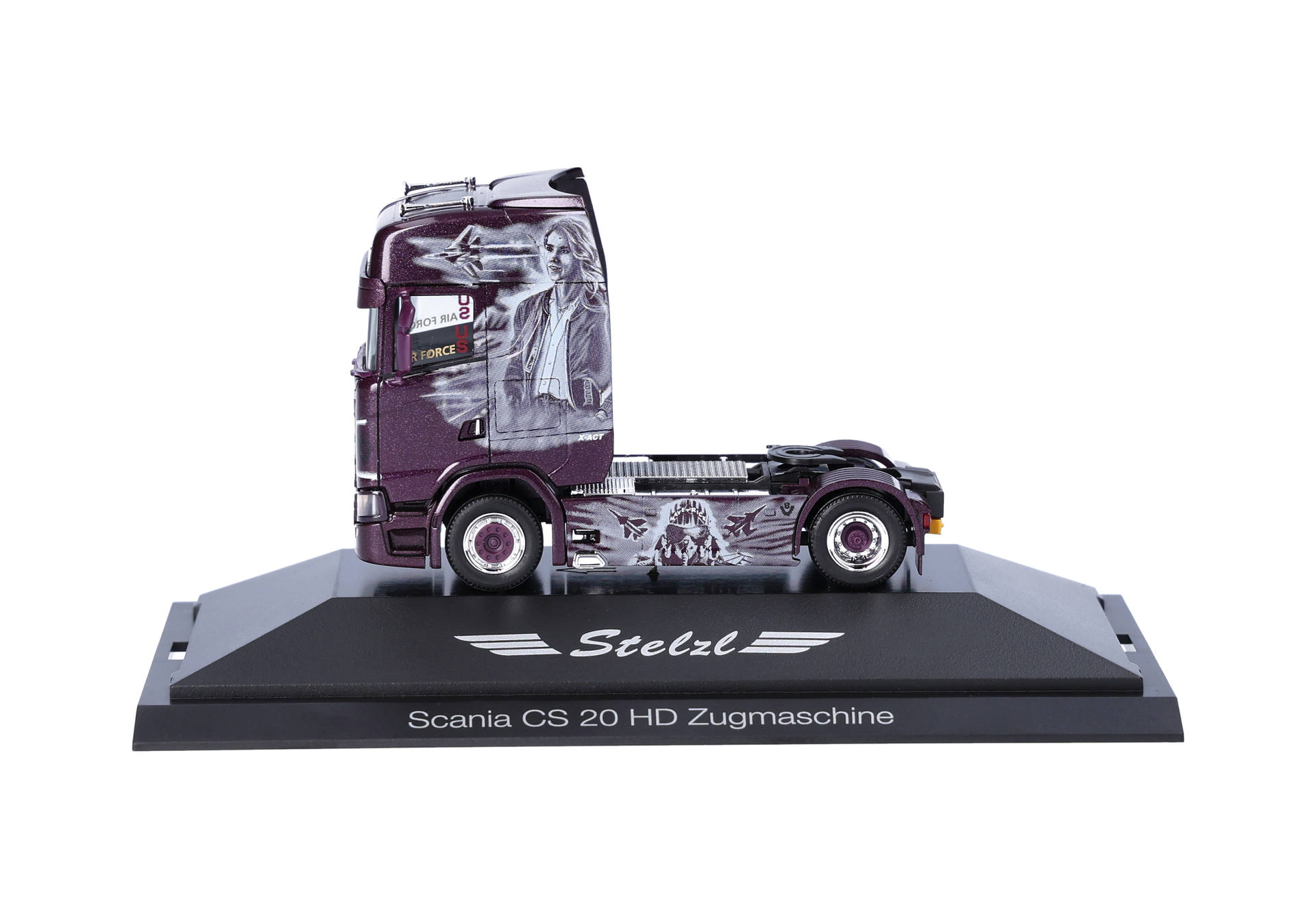 Scania CS 20 high roof, rigid tractor 2 axles "Stelzl/Top Gun" (Bavaria/Heideck)