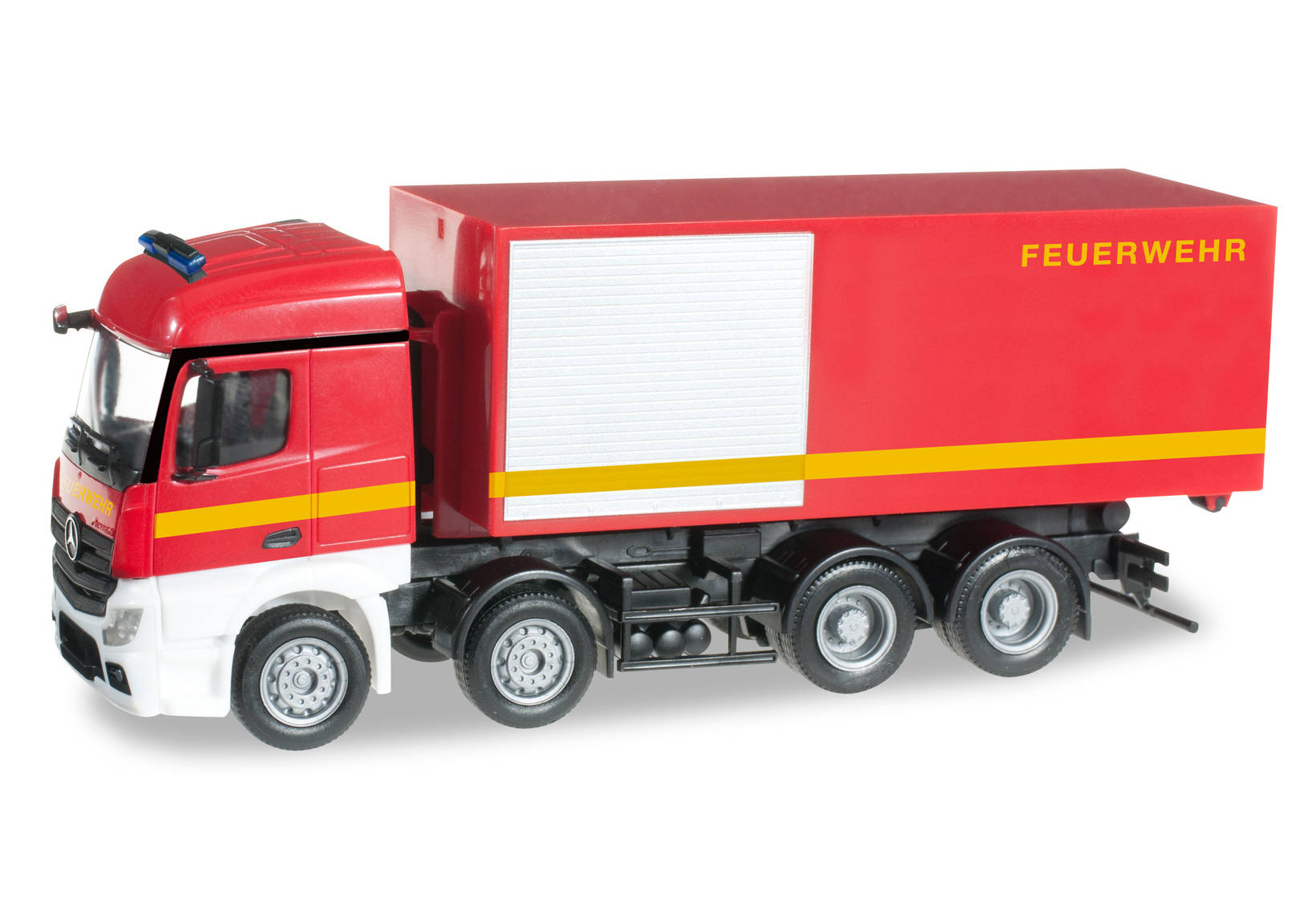 Mercedes-Benz Actros Streamspace 4-axle roll-offcontainer truck "fire department"