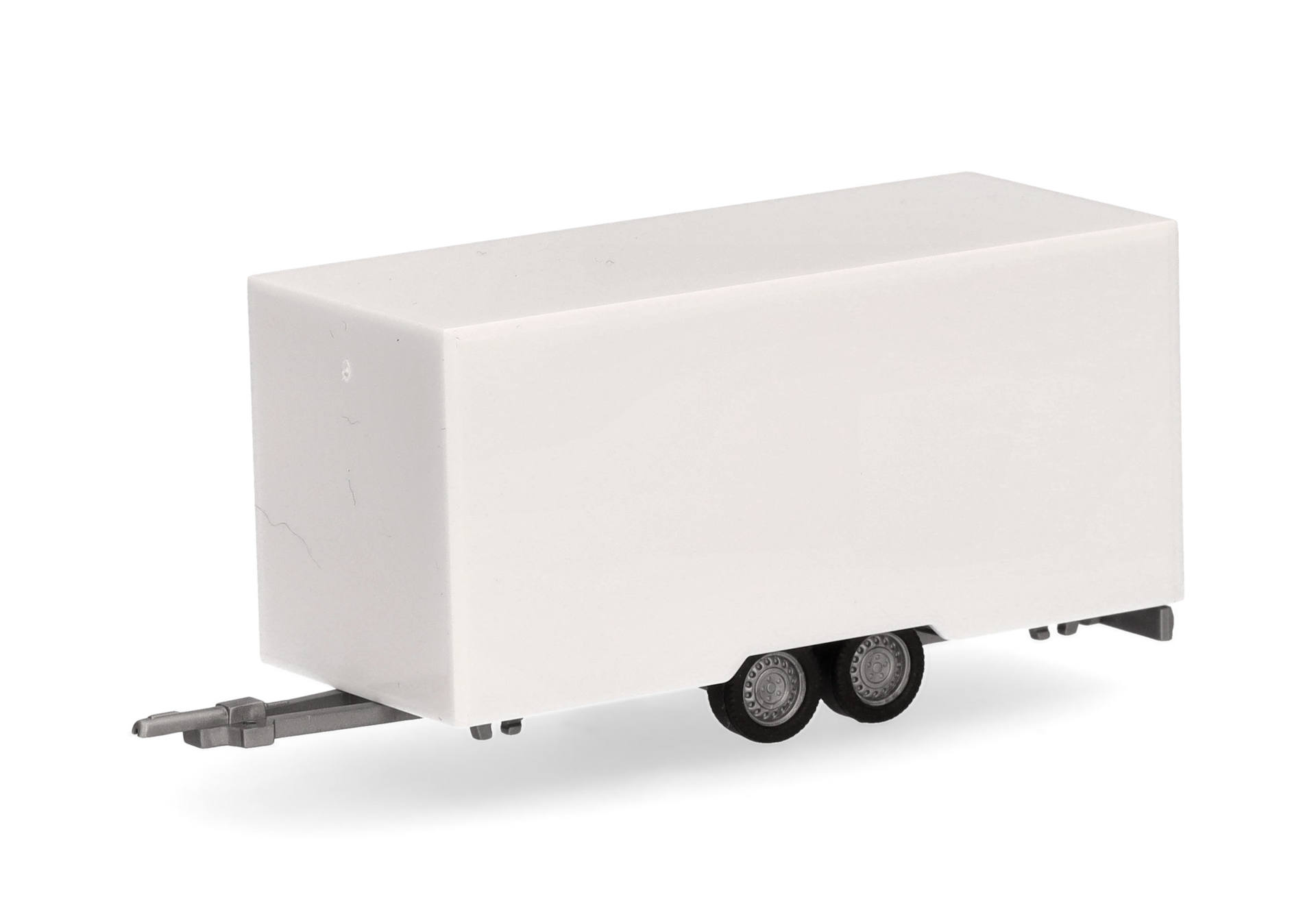 Box trailer 4,7m for cars and vans, white