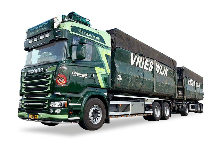 Scania R TL walking floor Trailer "Gerber Buiter"