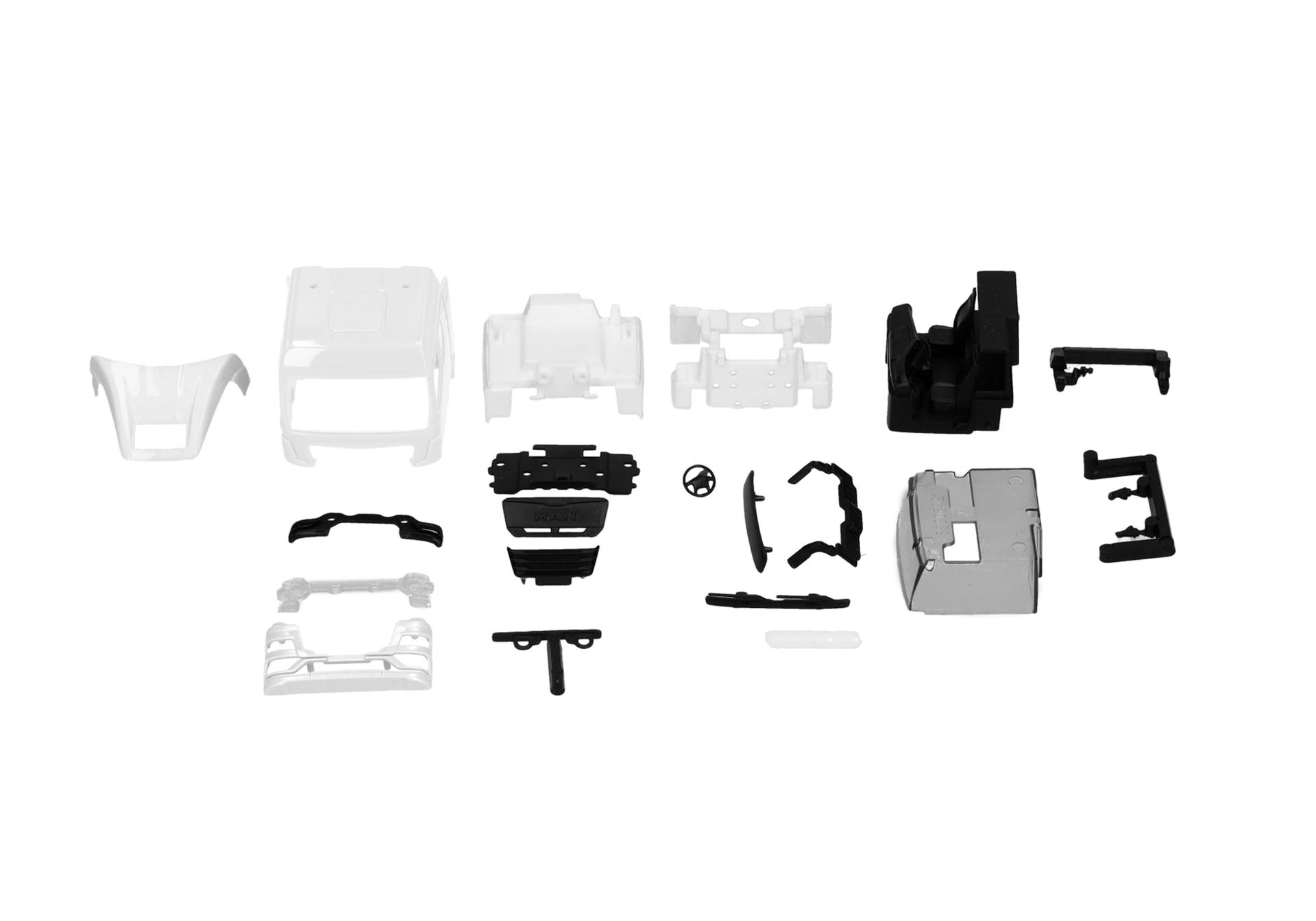 toy, model kit, assembly parts, plastic pieces, unassembled components