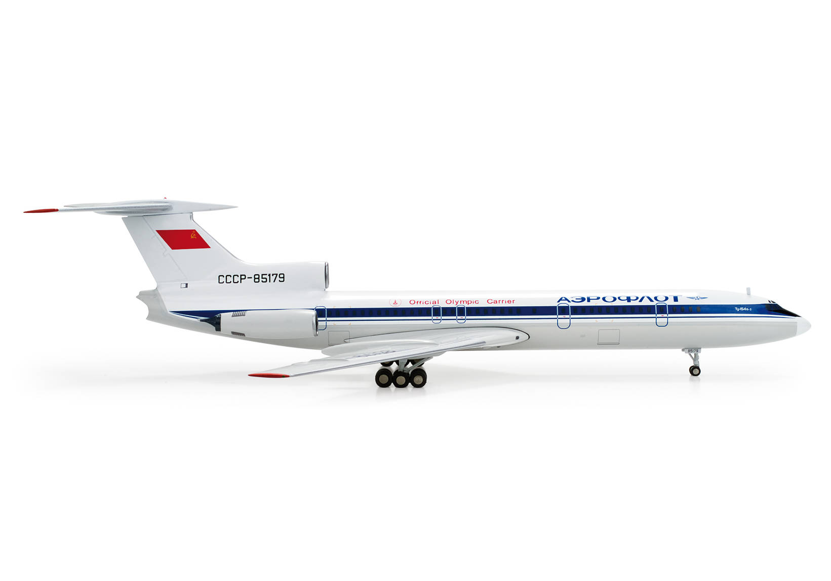 2024新商品 Aeroflot herpa 航空機・ヘリコプター Tupolev 1:200 Tu 