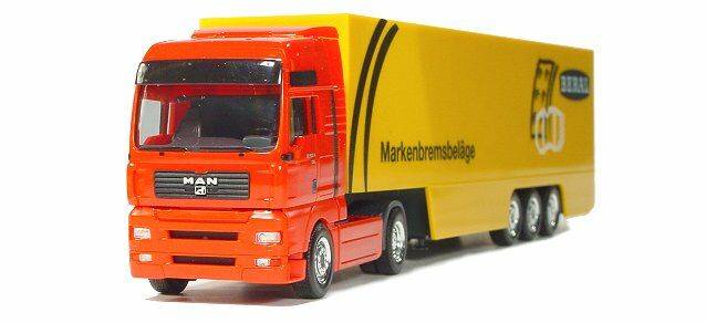 MAN TGA XXL Box semitrailer "Federal Mogul / Beral"