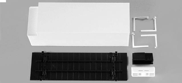 box for solo truck with recess (7,82 meters) "MEDI"Content: 2 pcs.